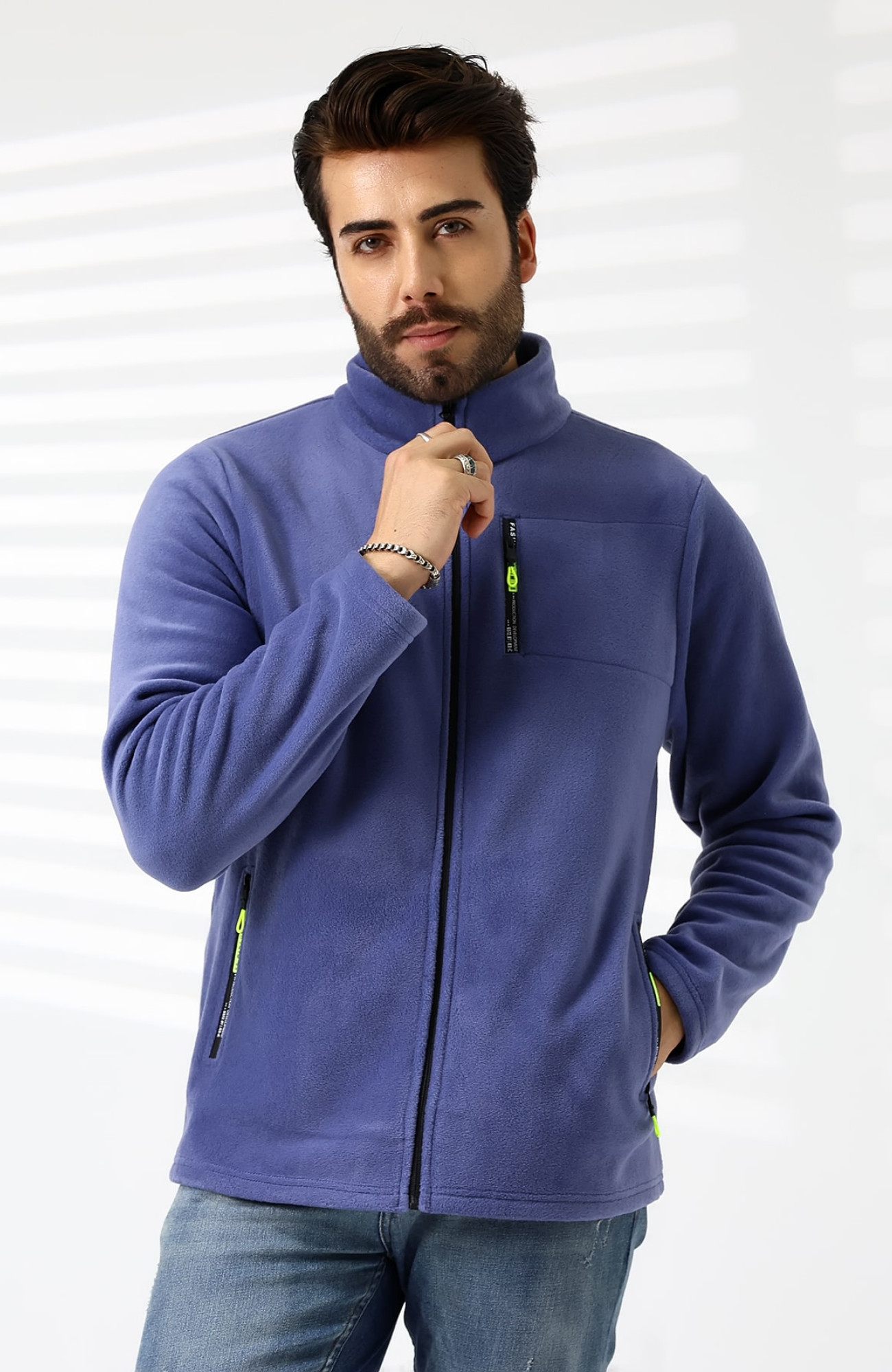 Erkek İndigo Polar