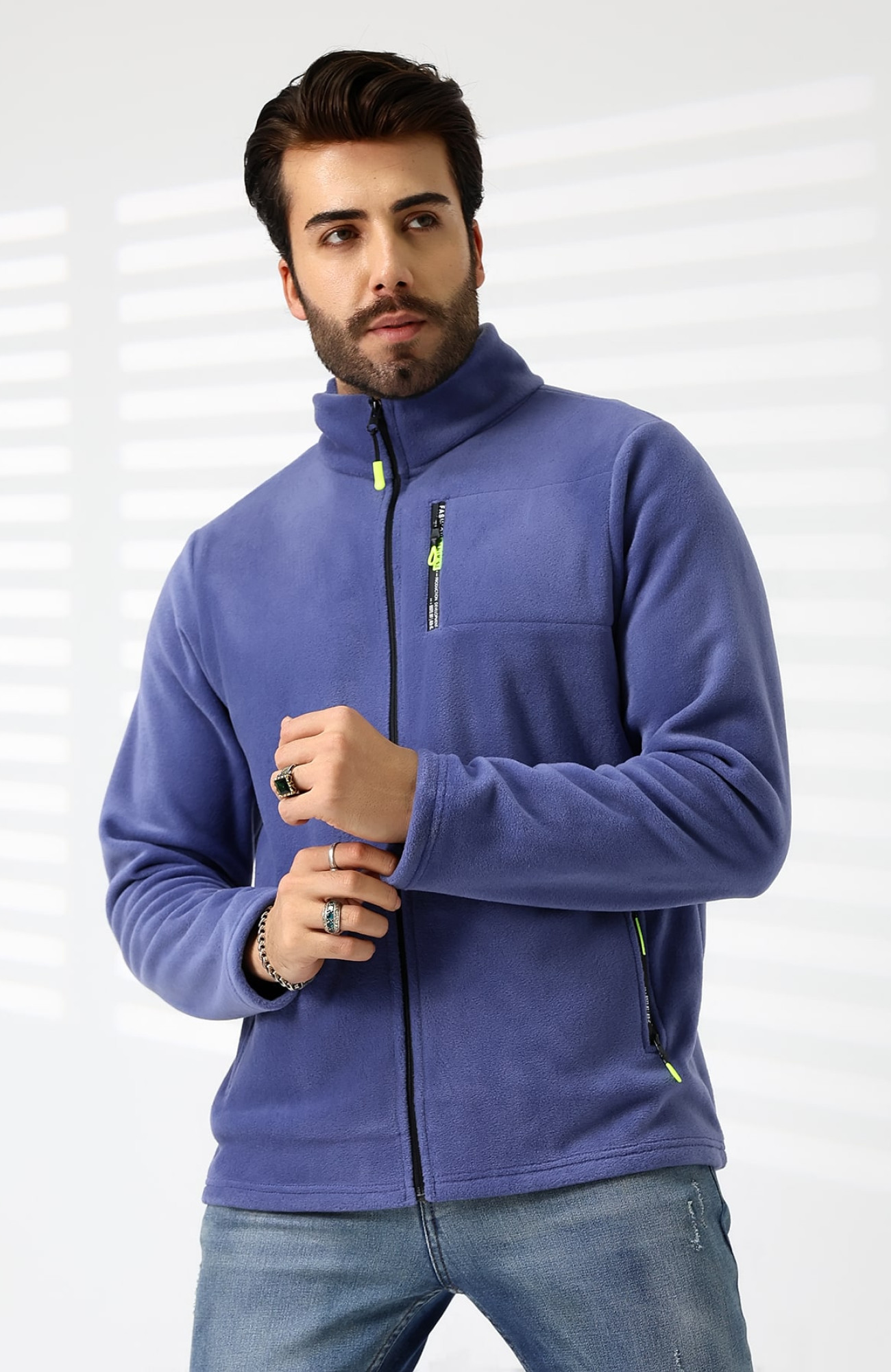 Erkek İndigo Polar